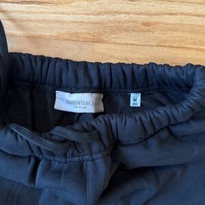 Essentials Kids Black Joggers